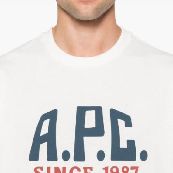[BUNJANG] APC 1987 White T-shirt / [새상품/남녀공용] APC 아페쎄 1987 화이트 반팔 새상품