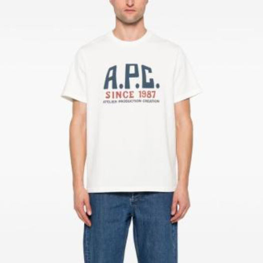 [BUNJANG] APC 1987 White T-shirt / [새상품/남녀공용] APC 아페쎄 1987 화이트 반팔 새상품