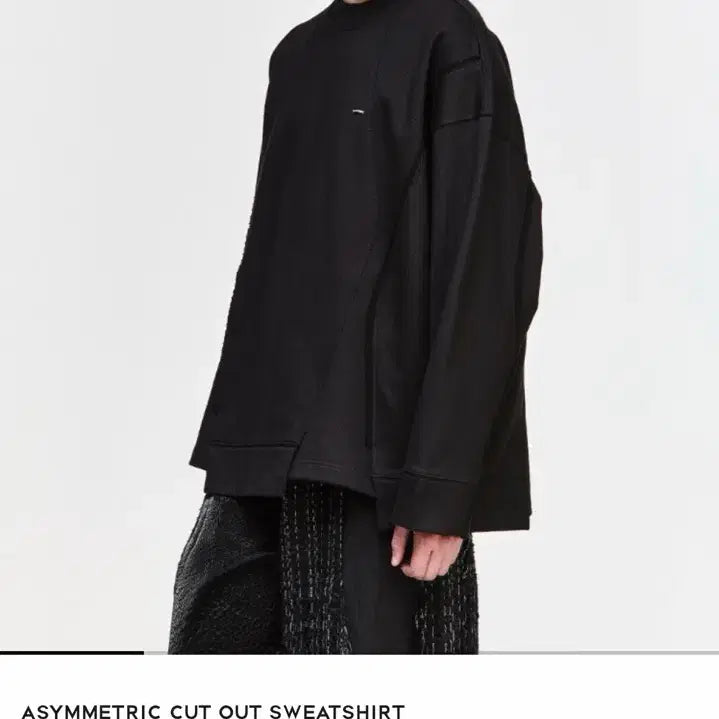 [BUNJANG] Songzio Homme Cutout Sweatshirt / 송지오옴므 맨투맨