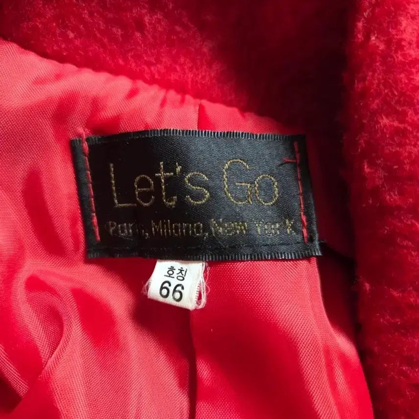 [BUNJANG] Red Wool 80% Coat / Let's Go 빨간색 울 80 코트 판매