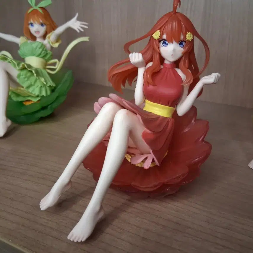 [BUNJANG] The Quintessential Quintuplets Flower Figure Set / 5등분의 신부 플라워 피규어 4인세트+박스 포함