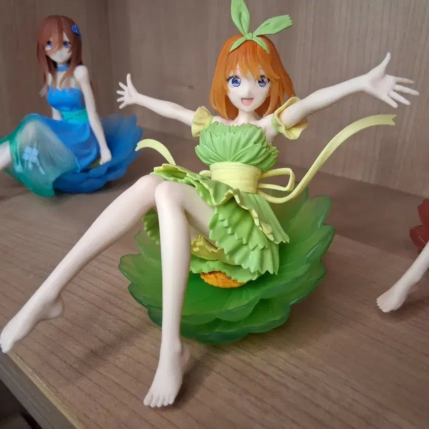 [BUNJANG] The Quintessential Quintuplets Flower Figure Set / 5등분의 신부 플라워 피규어 4인세트+박스 포함