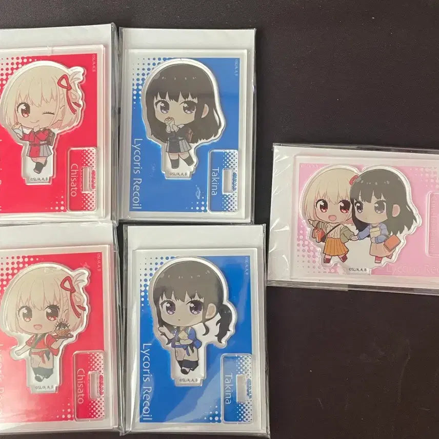 [BUNJANG] Lycoris Recoil Tekutoko Acrylic Stand Bundle Set / 리코리스 리코일 테쿠토코 아크릴 스탠드(미개봉 새제품)