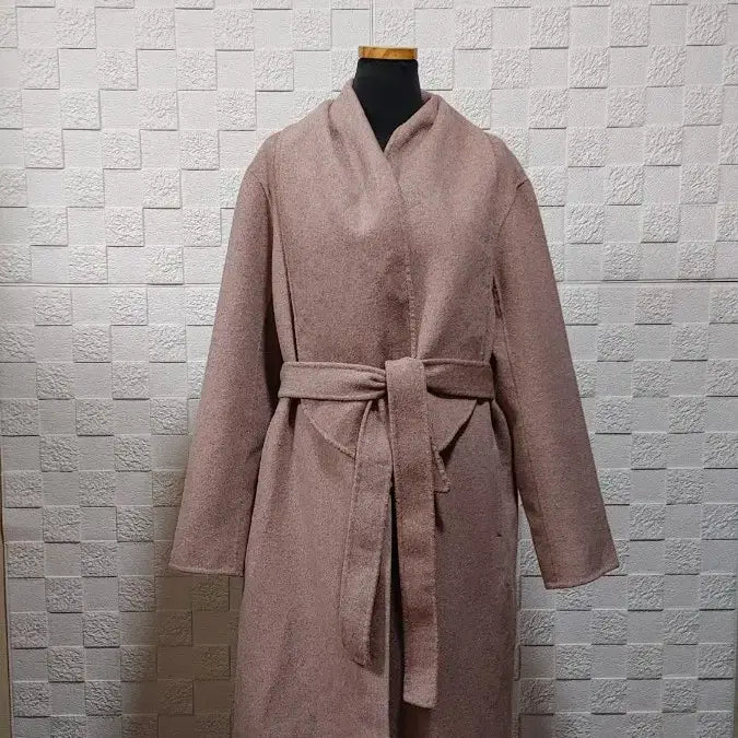 [BUNJANG] Unknown Cashmere Blend Coat (Size 66) / g스튜디오 울캐시혼방+머플러  코트 (구66
