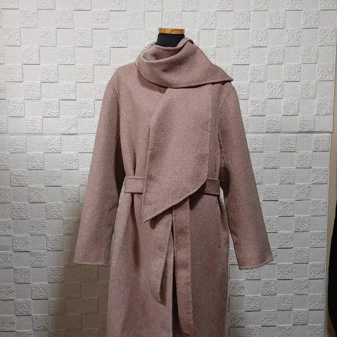 [BUNJANG] Unknown Cashmere Blend Coat (Size 66) / g스튜디오 울캐시혼방+머플러  코트 (구66