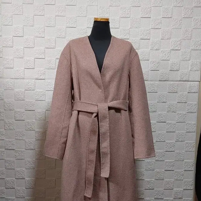 [BUNJANG] Unknown Cashmere Blend Coat (Size 66) / g스튜디오 울캐시혼방+머플러  코트 (구66