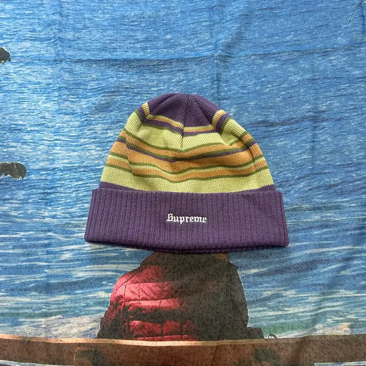 [BUNJANG] Supreme Stripe Knit Beanie / Supreme Stripe Knit Beanie