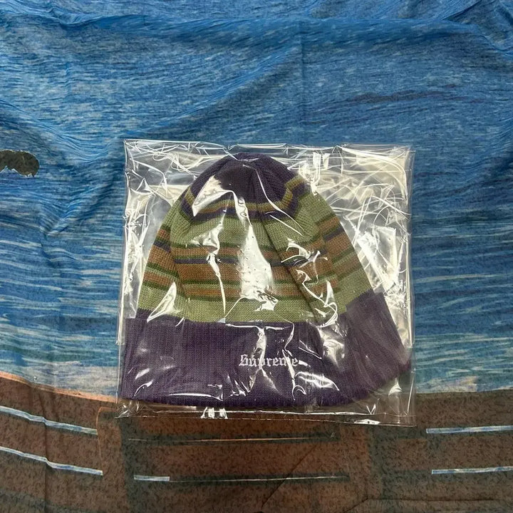 [BUNJANG] Supreme Stripe Knit Beanie / Supreme Stripe Knit Beanie