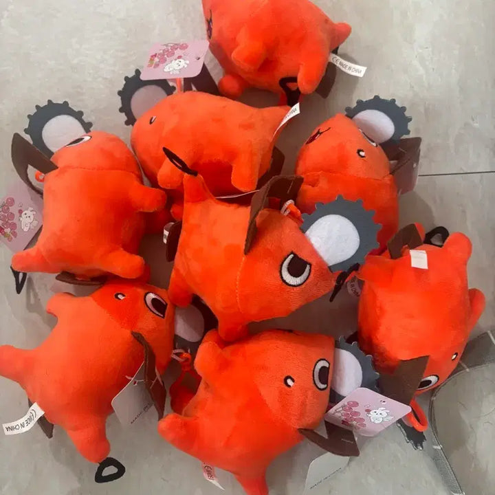 [BUNJANG] Chainsaw Man Pochita Plush Doll (8 Items) / 체인소맨 포치타 인형 8개(새상품)