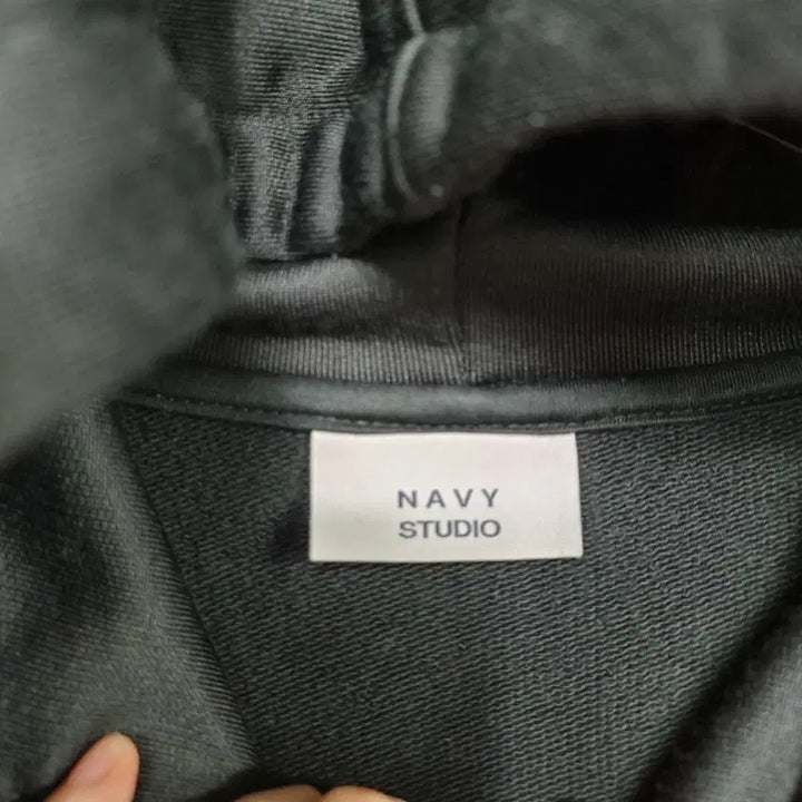 [BUNJANG] Navy Studio Terry Hoodie (Men's 100) / 네이비스튜디오 쭈리후드 남100 ㅡ0205