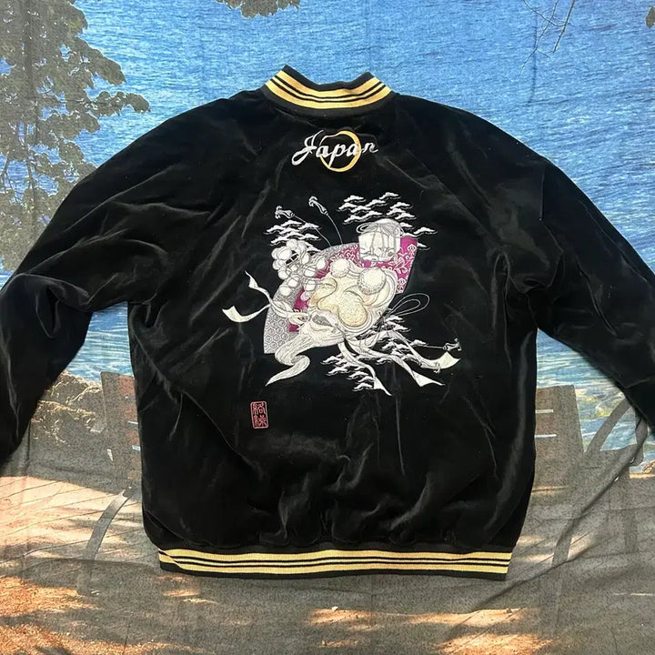 [BUNJANG] Karakuri Reversible Sukajan Jacket / Japan Karakuri Reversible Sukajan