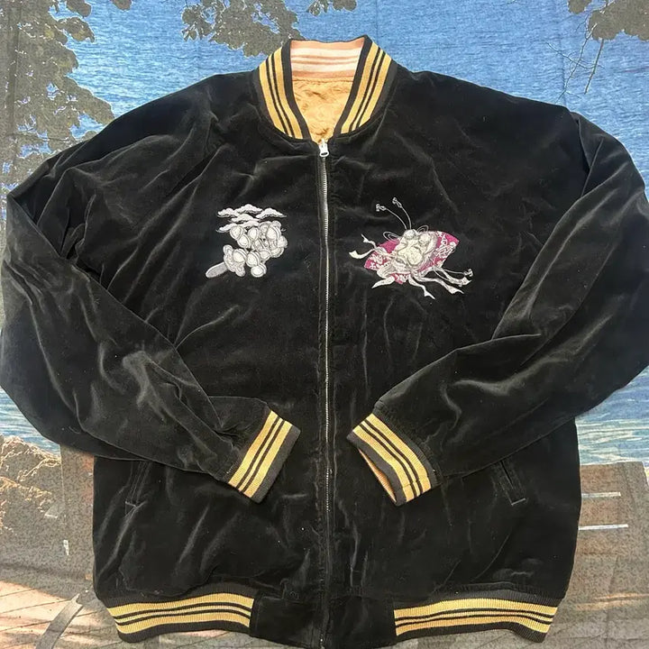 [BUNJANG] Karakuri Reversible Sukajan Jacket / Japan Karakuri Reversible Sukajan