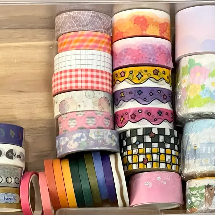 [BUNJANG] Masking Tape - Assorted Designs / 다꾸 마스킹테이프 개별판매 | 마테 정리 | 감성 다꾸용품