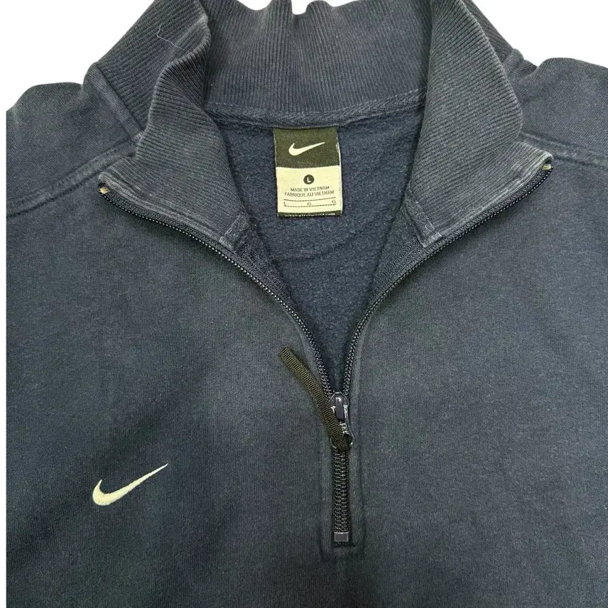[BUNJANG] Nike Navy Half-Zip Up / [L] 나이키 네이비 하프집업