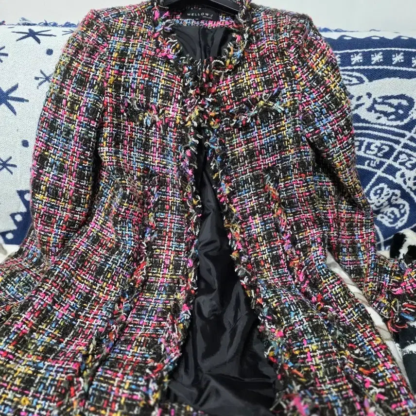 [BUNJANG] MELLOW.J Tweed Long Coat / MELLOW.J 트위드 롱 코트