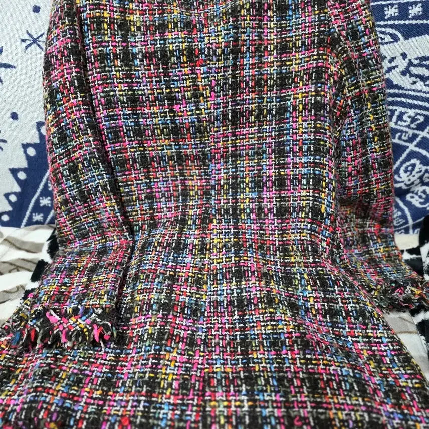 [BUNJANG] MELLOW.J Tweed Long Coat / MELLOW.J 트위드 롱 코트