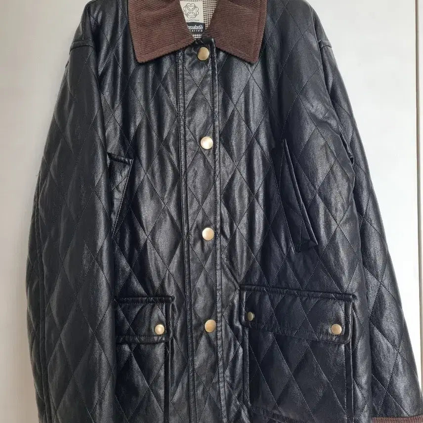 [BUNJANG] Atcorner Leather Jacket (Sealed) / 앳코너 가죽자켓(새상품)