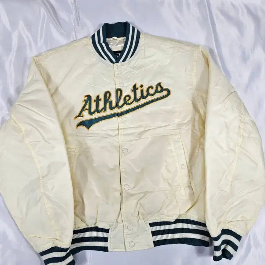 [BUNJANG] New Era Oakland Athletics Varsity Jacket / 뉴에라오클랜드바시티