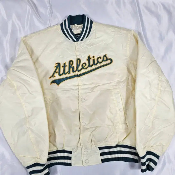 [BUNJANG] New Era Oakland Athletics Varsity Jacket / 뉴에라오클랜드바시티