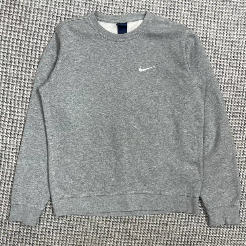 [BUNJANG] Nike Swoosh Gray Crewneck Sweatshirt / [상의] 나이키 스우시 맨투맨