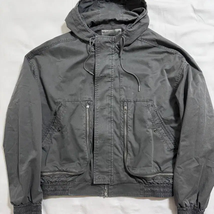 [BUNJANG] BELLEVILLE Party Field Jacket Gray 4(100) / 벨리에 파티나 필드자켓 그레이 4(100)