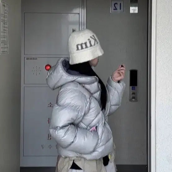 [BUNJANG] EPEX Balaclava Padded Gray / 에즈이프캘리 바라클라바 패딩 그레이