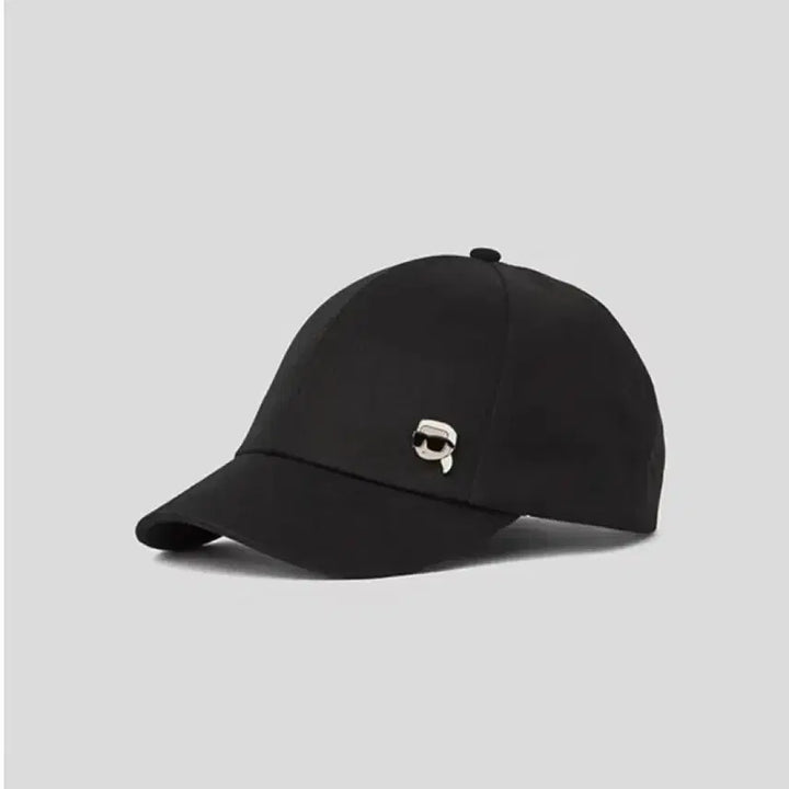 [SOLD OUT] 칼 라거펠트 카툰 카이저 로고 볼캡  블랙