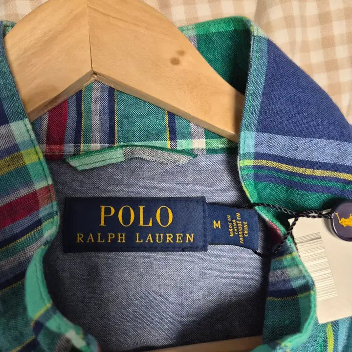 [BUNJANG] Polo Ralph Lauren Checked Bomber Jacket M / 폴로 랄프로렌 체크 봄버 자켓 M (새상품)
