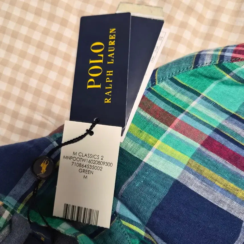 [BUNJANG] Polo Ralph Lauren Checked Bomber Jacket M / 폴로 랄프로렌 체크 봄버 자켓 M (새상품)