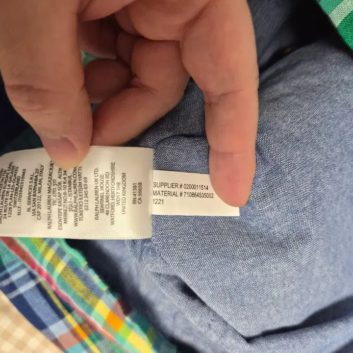 [BUNJANG] Polo Ralph Lauren Checked Bomber Jacket M / 폴로 랄프로렌 체크 봄버 자켓 M (새상품)