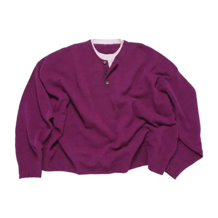 [BUNJANG] MJD Crop Knit Magenta / [M] MJD 크롭 니트 마젠타