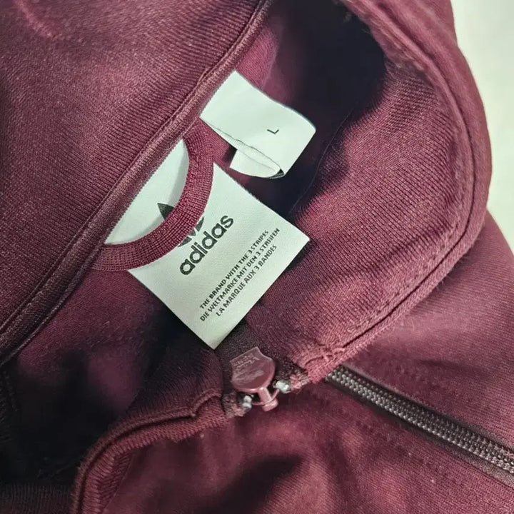 [BUNJANG] Adidas Burgundy Jersey / 아디다스버건디져지