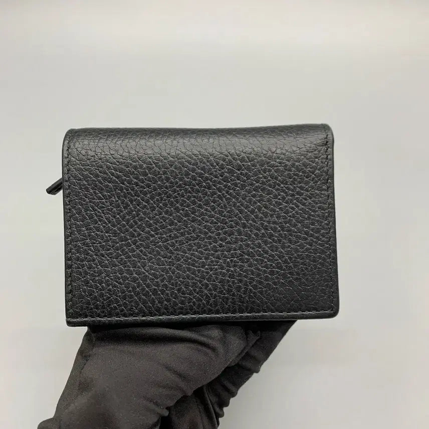 [BUNJANG] Gucci Marmont Black Leather Bifold Wallet / 267000107 구찌 마몽 블랙 소가죽 반지갑 456126
