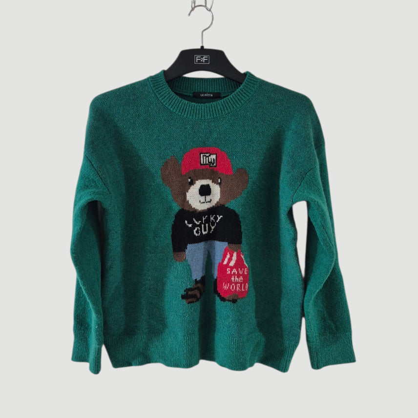 [BUNJANG] LE PITTA Y2K Wool Knit Sweater / LE PITTA르피타 여자 y2k 울 니트 스웨터