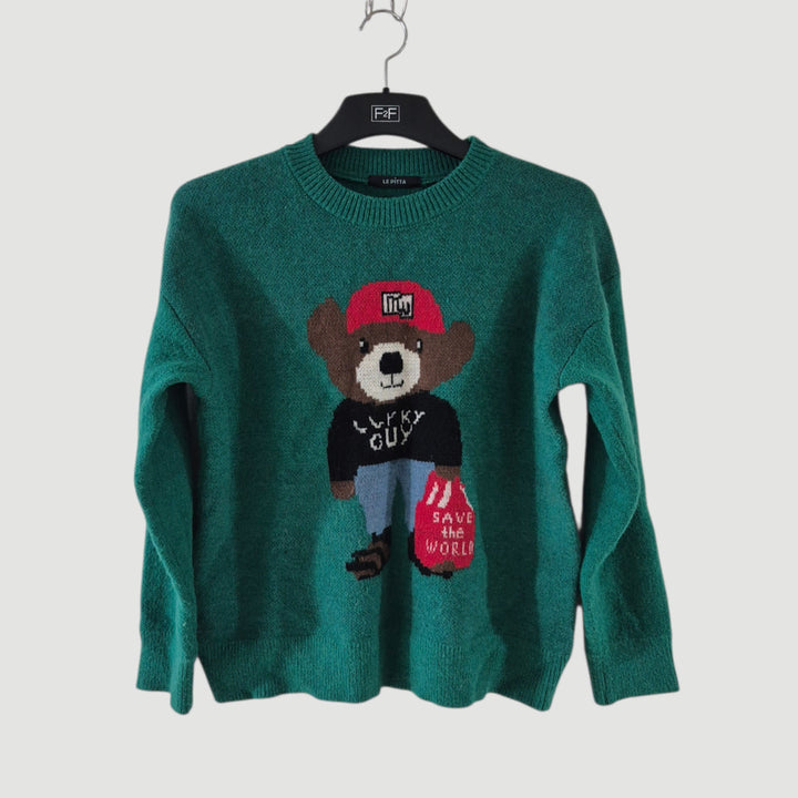 [BUNJANG] LE PITTA Y2K Wool Knit Sweater / LE PITTA르피타 여자 y2k 울 니트 스웨터