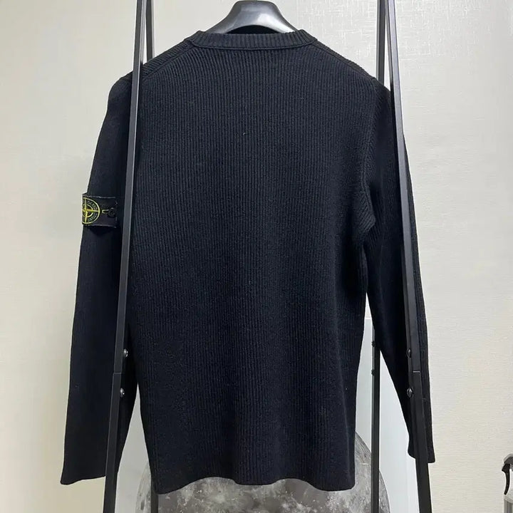 [BUNJANG] Stone Island Slim Fit Wool Knit 2XL (Fits 95-100) / 정품 2XL) 스톤아일랜드 슬림핏 울 니트 95~100