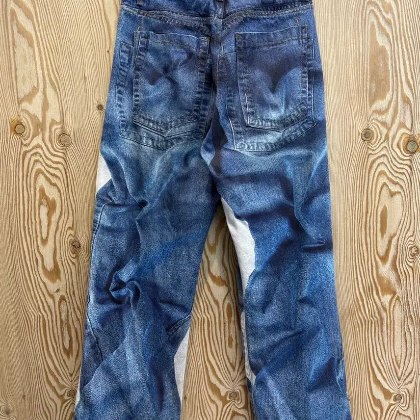 [BUNJANG] Typingmistake Digital Printing Denim Pants / 타이핑미스테이크 디지털 프린팅 데님 팬츠
