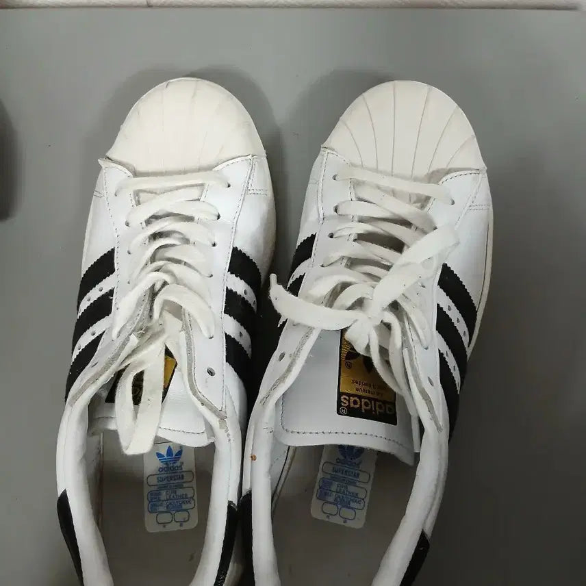 [BUNJANG] Adidas Superstar White/Black Sneakers / 아디다스 슈퍼스타 흰검 스니커즈