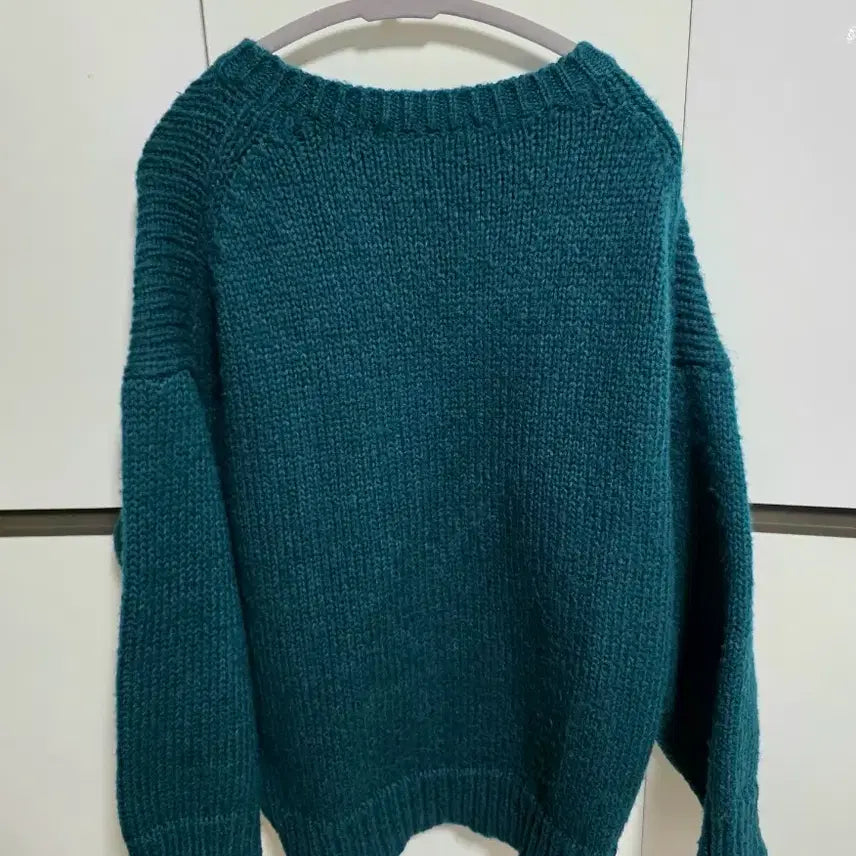 [BUNJANG] Turquoise Knit Sweater / 청록색 니트