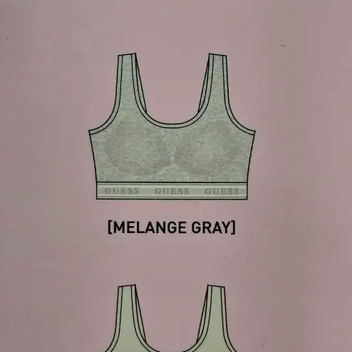 [BUNJANG] Guess Junior Seamless Bra (2-Pack) / [미개봉]게스 주니어 브라 2매 심리스 학생 속옷 아웃밴드브라
