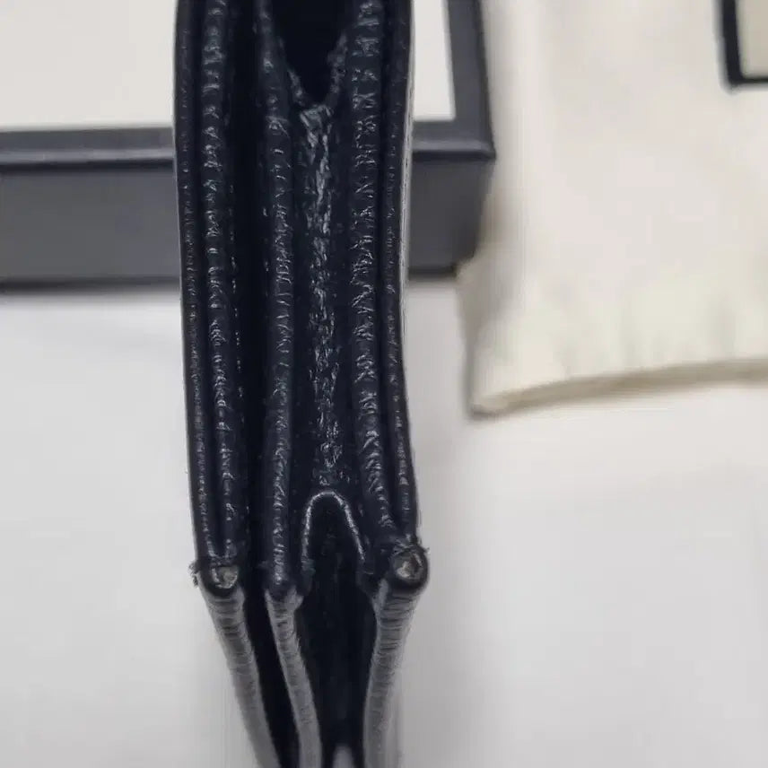 [BUNJANG] Gucci GG Marmont Card Wallet Black / 구찌 GG마몽 반지갑 카드지갑 블랙 256126