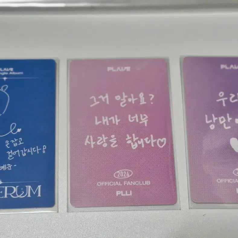 플레이브 예준 2024 팬키트