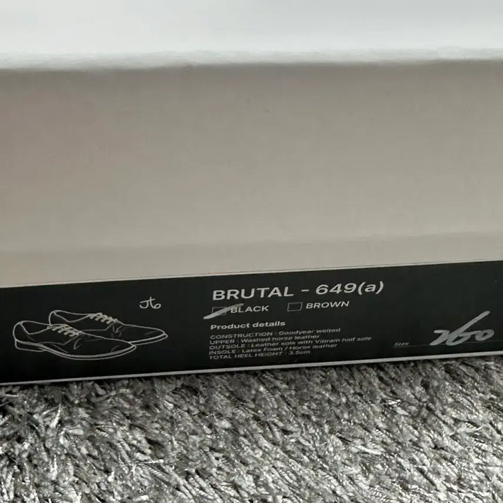 [BUNJANG] KinChi Vibram Black 260 Size / 새상품) 킨치 649 비브람 블랙 260 사이즈