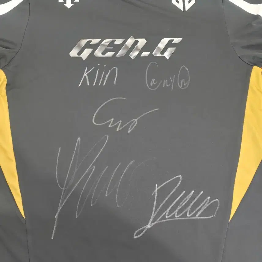 [BUNJANG] GEN.G Team Signed Official Jersey / 젠지 기캐쵸룰듀 GEN.G 선수 친필 싸인 유니폼