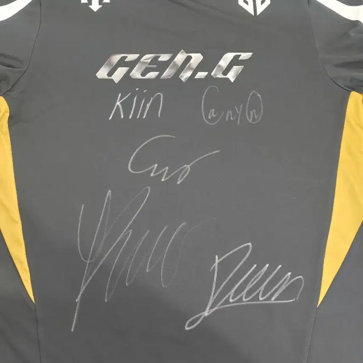 [BUNJANG] GEN.G Team Signed Official Jersey / 젠지 기캐쵸룰듀 GEN.G 선수 친필 싸인 유니폼
