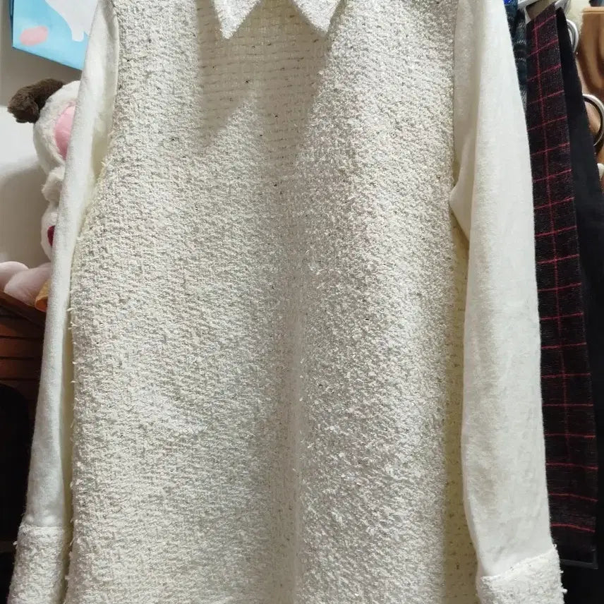 [BUNJANG] Tweed Knit Sweater / 트위드 니트