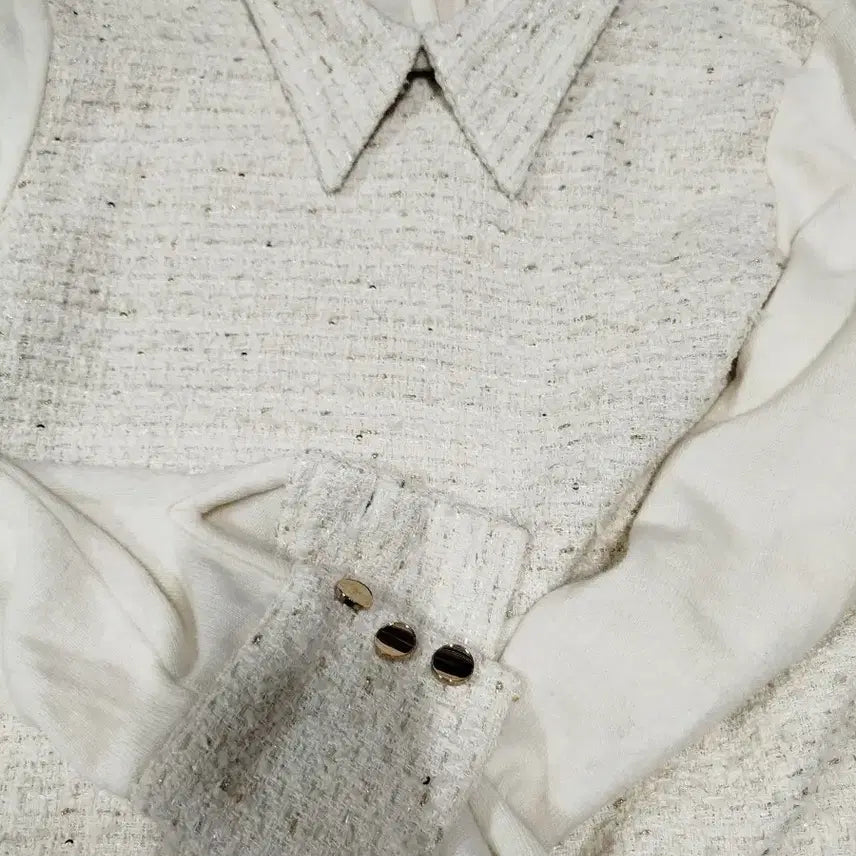 [BUNJANG] Tweed Knit Sweater / 트위드 니트