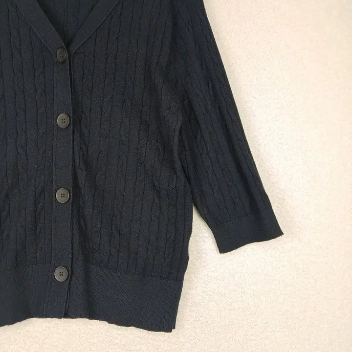 [BUNJANG] GEORGES RECH Cable Knit Cardigan (Size 95) / 조르쥬 레쉬 GEORGES RECH 여성 꽈배기 니트 가디건(95)