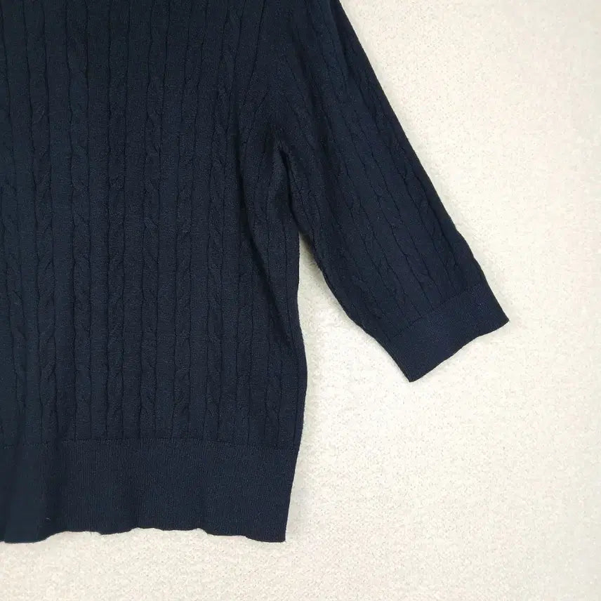 [BUNJANG] GEORGES RECH Cable Knit Cardigan (Size 95) / 조르쥬 레쉬 GEORGES RECH 여성 꽈배기 니트 가디건(95)