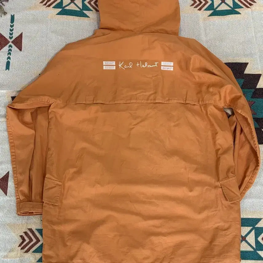 [BUNJANG] Karl Helmut Orange String Rain Coat / 90s Karl helmut orange string rain coat
